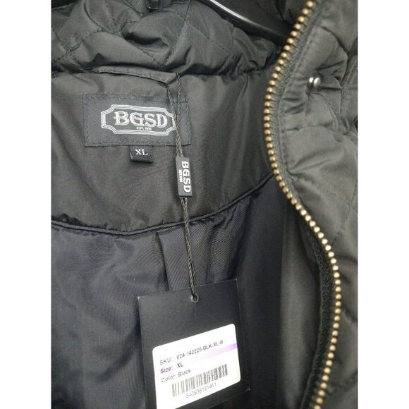 BGSD Mid Length Black Winter Ladies Jacket Size XL, adjustable waist - Picture 7 of 11